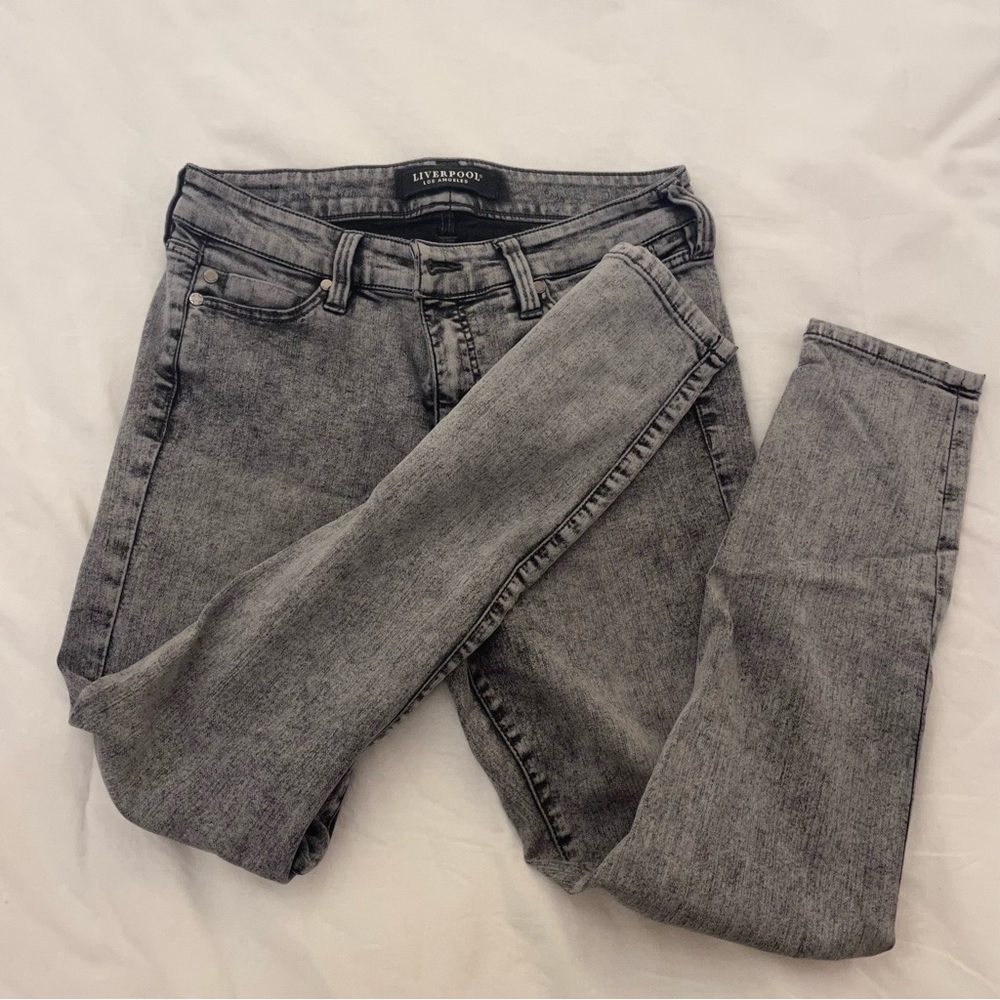 Liverpool Grey Skinny Jeans
